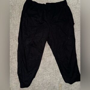 Black cargo pants
